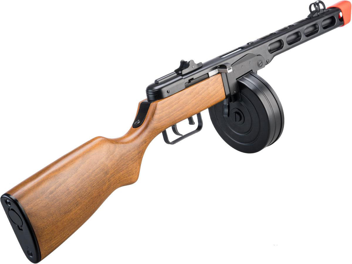 ARES PPSh-41 Real Wood Airsoft AEG SMG w/ Drum Magazine - Evike