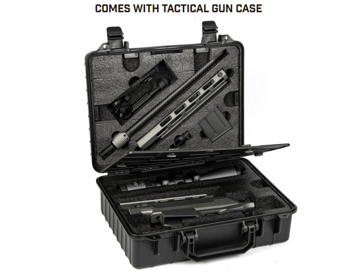 ARES MSR303 Quick-Takedown High Powered Spring Airsoft Sniper Rifle - Titanium