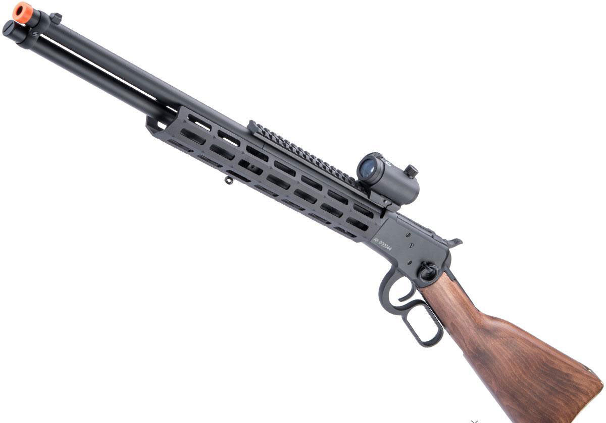 A&K M1892R M-LOK Lever Action Airsoft Gas Rifle - Wood Stock