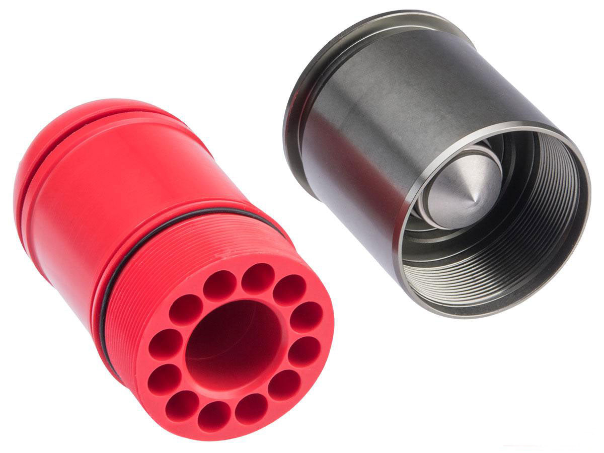 Avengers 120rd POM Airsoft Gas Powered Shell - Red