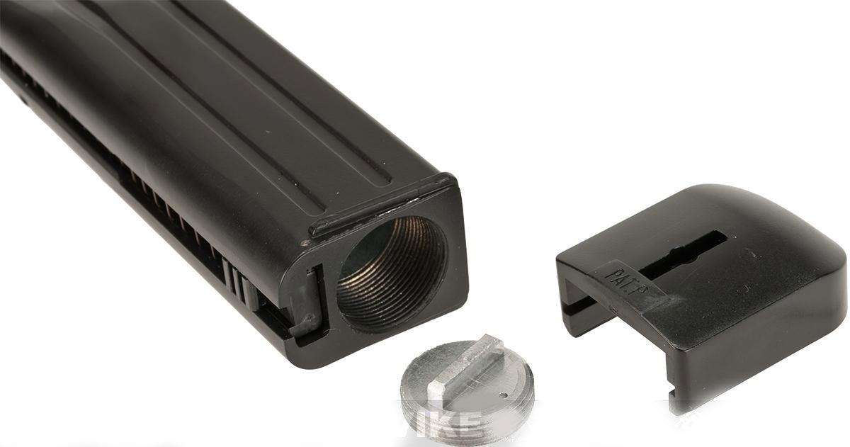 AW Custom Spare CO2 Magazine for HI-CAPA Gas Blowback Airsoft Pistol - Black - AW Custom