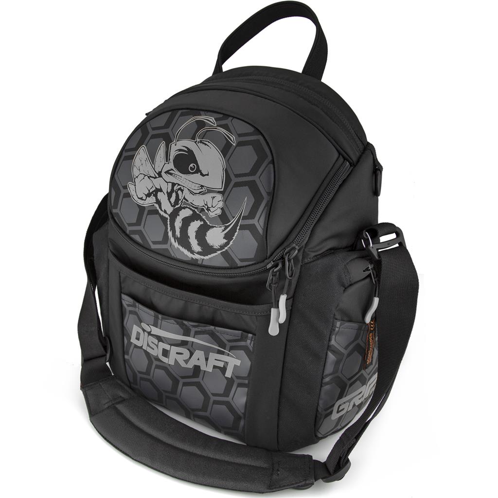 Discraft Grip G-Series Buzzz Disc Golf Bag - Black/Silver - Discraft