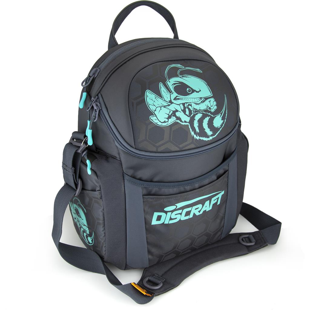 Discraft Grip G-Series Buzzz Disc Golf Bag - Grey/Teal - Discraft
