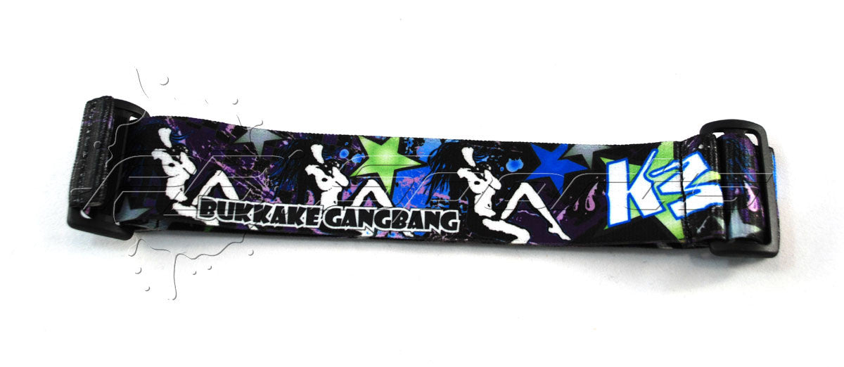 KM Strap - Bukkake Gangbang - Black Pink - KM