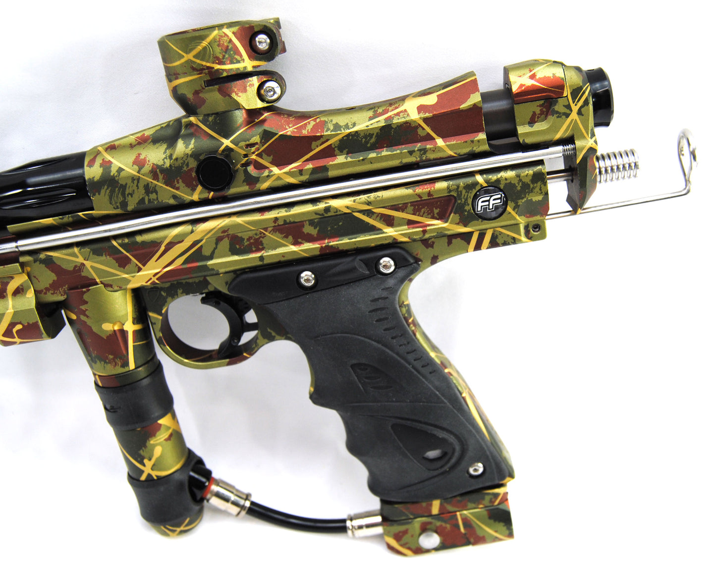 Used Dye X Freeflow Reflex Autococker - Custom Splash Camo Anno