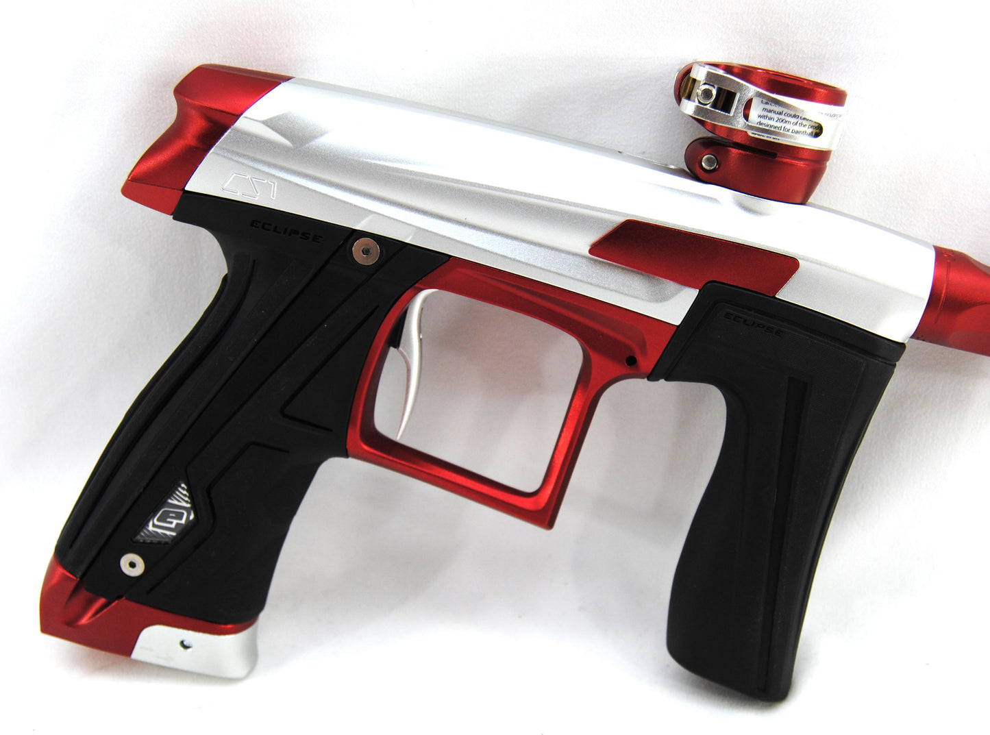 Used Planet Eclipse CS1 Paintball Marker - Silver/Red
