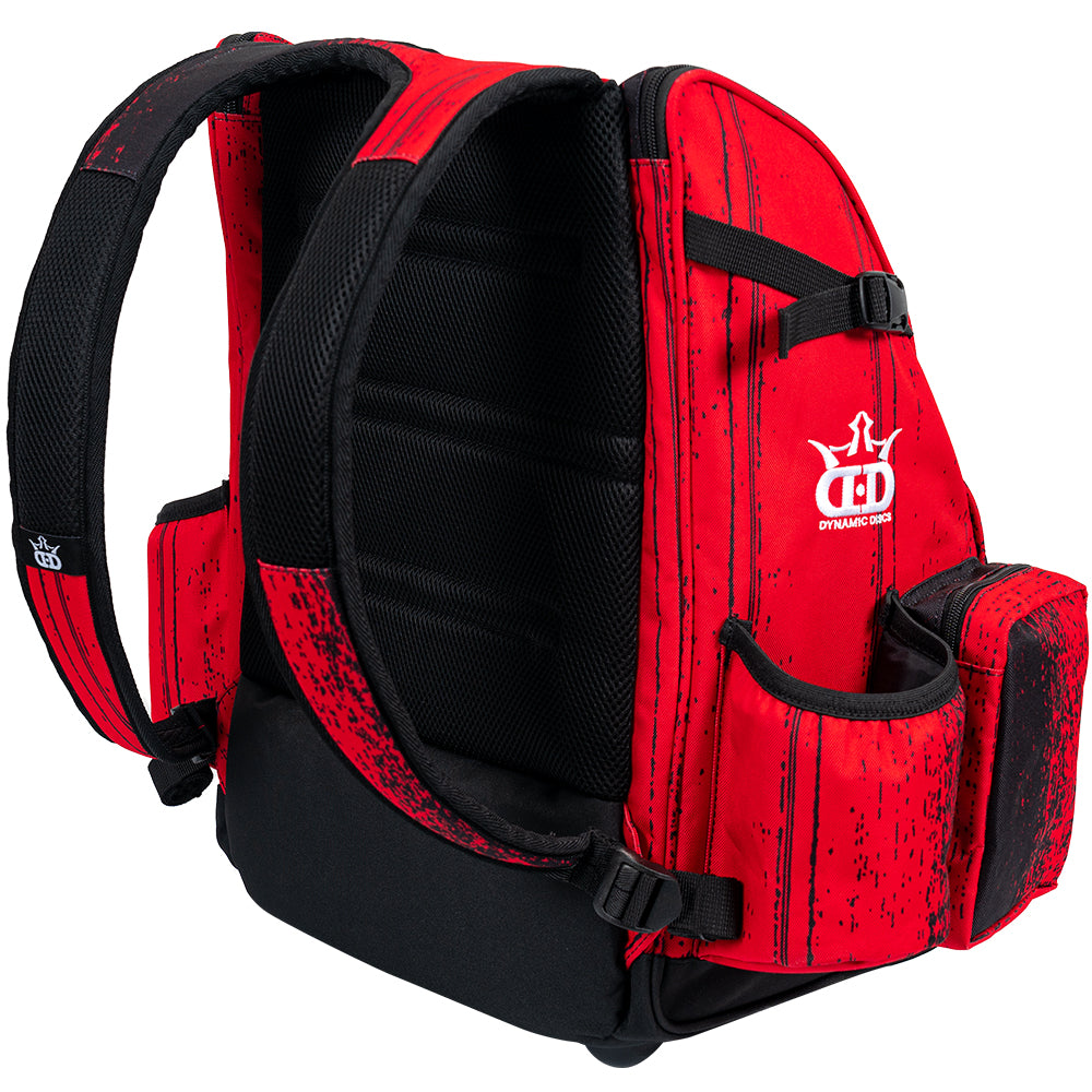Dynamic Discs Commander Backpack Disc Golf Bag - Atomic Red - Dynamic Discs