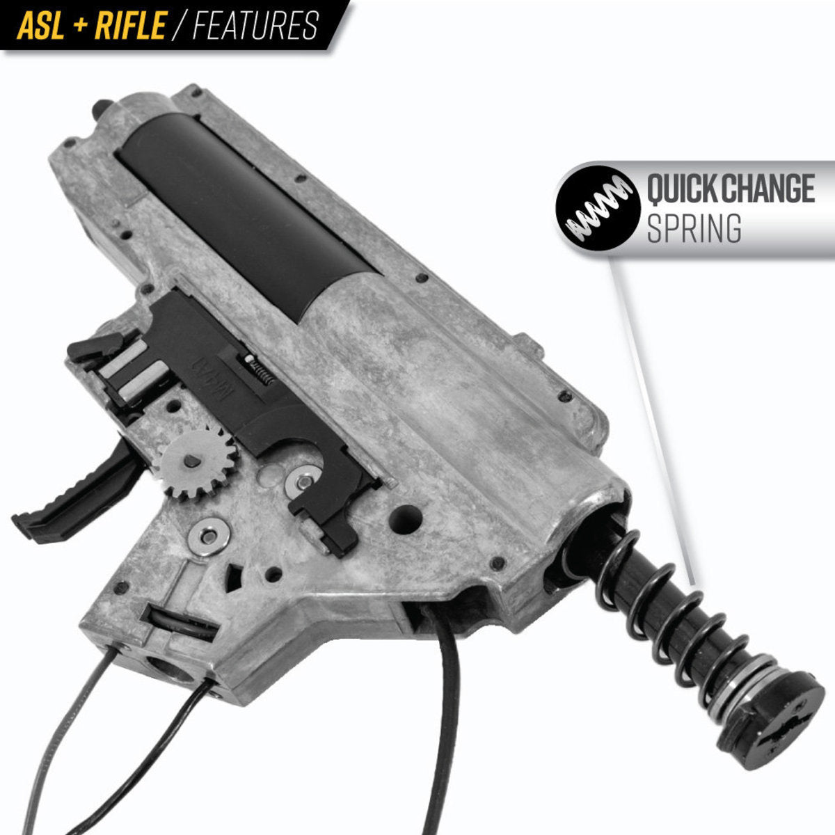 Valken Tactical ASL+ Series AEG Romeo Airsoft Rifle - Black