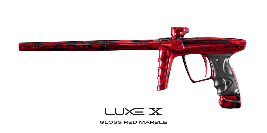 DLX Luxe X Paintball Marker - Polished Red Marble - DLX