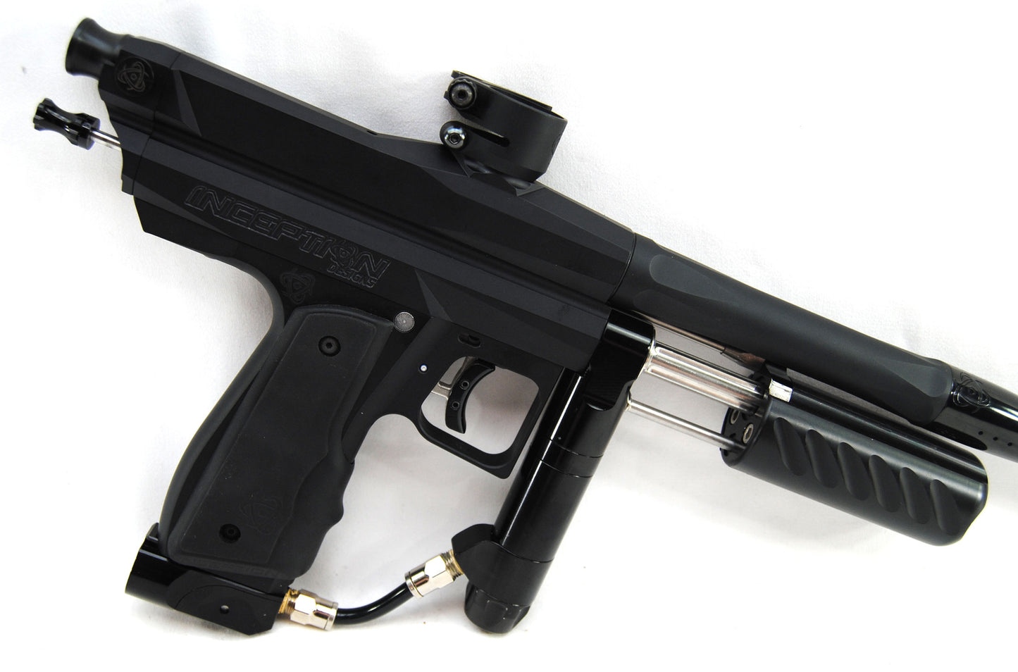 Used Inception Designs Autococker Pump Kryptonite Full Block - Matte Black