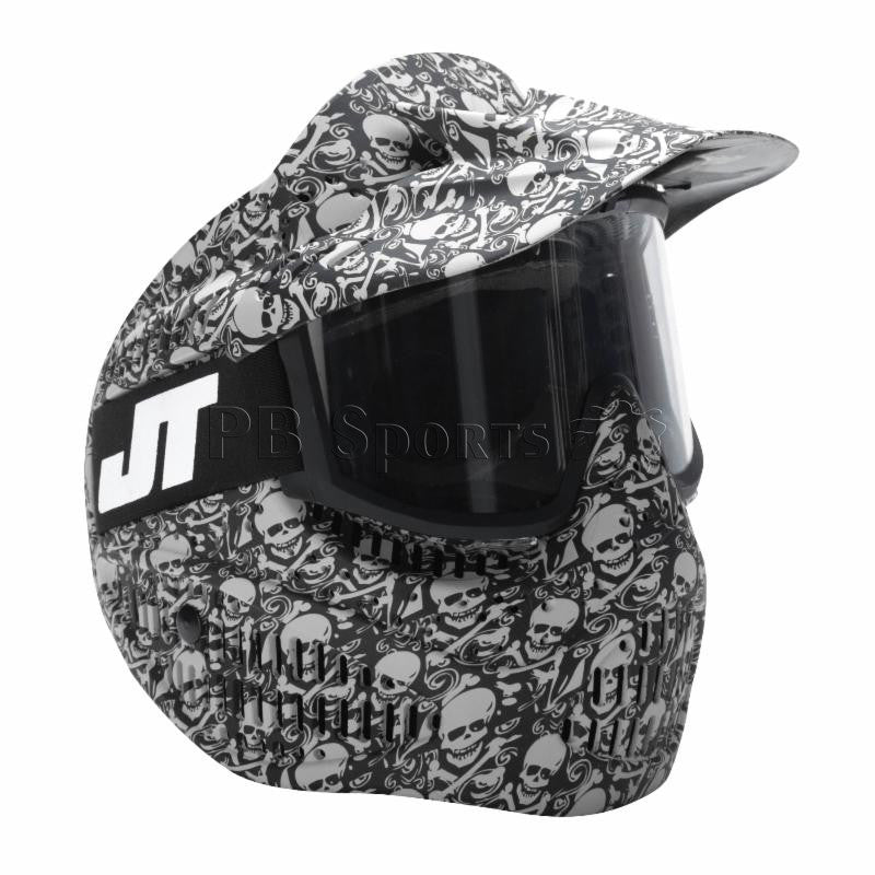 JT Elite Alpha Goggle System - White Skulls - JT