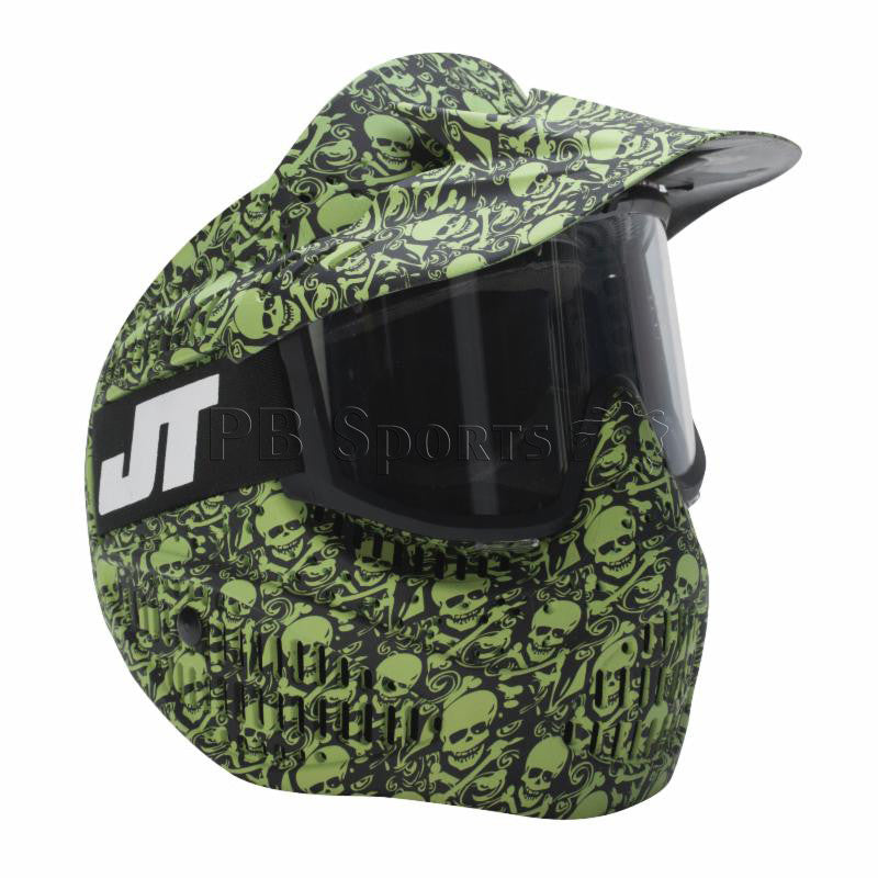 JT Elite Alpha Goggle System - Olive Skulls - JT