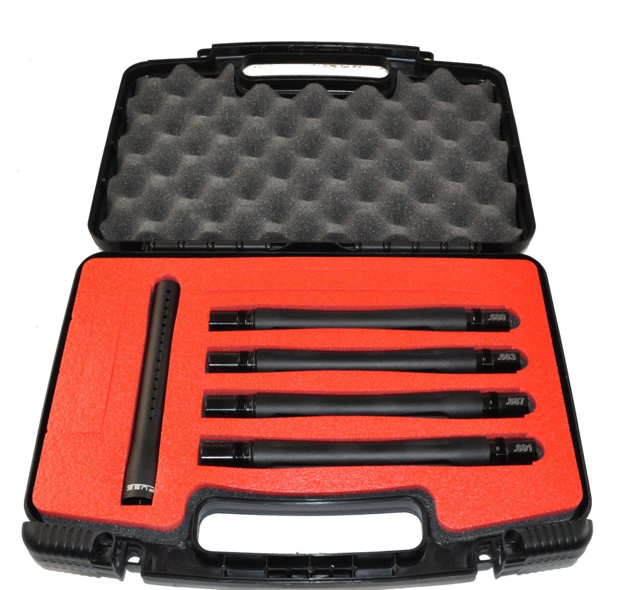 Lapco 14" Desert Edge Fuse 5 Piece Paintball Barrel Kit - Autococker Dust Black - Lapco