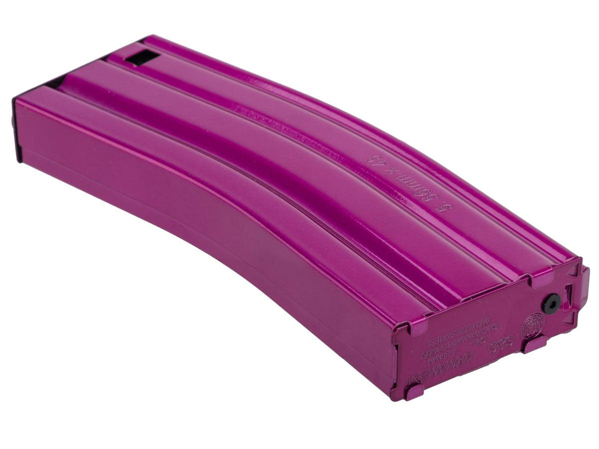 G&G Metal 125 Round Mid-Cap Magazine for G2 M4/M16 Series Airsoft Rifles - Pink