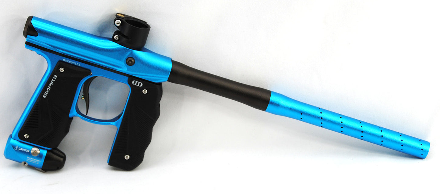 Empire Mini GS Paintball Gun w/ 2 Piece Barrel - Dust Blue / Brown