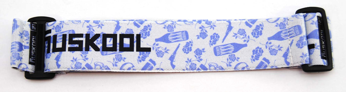 KM Strap - NuSkool Beer and Guns - Limited Edition White Purple