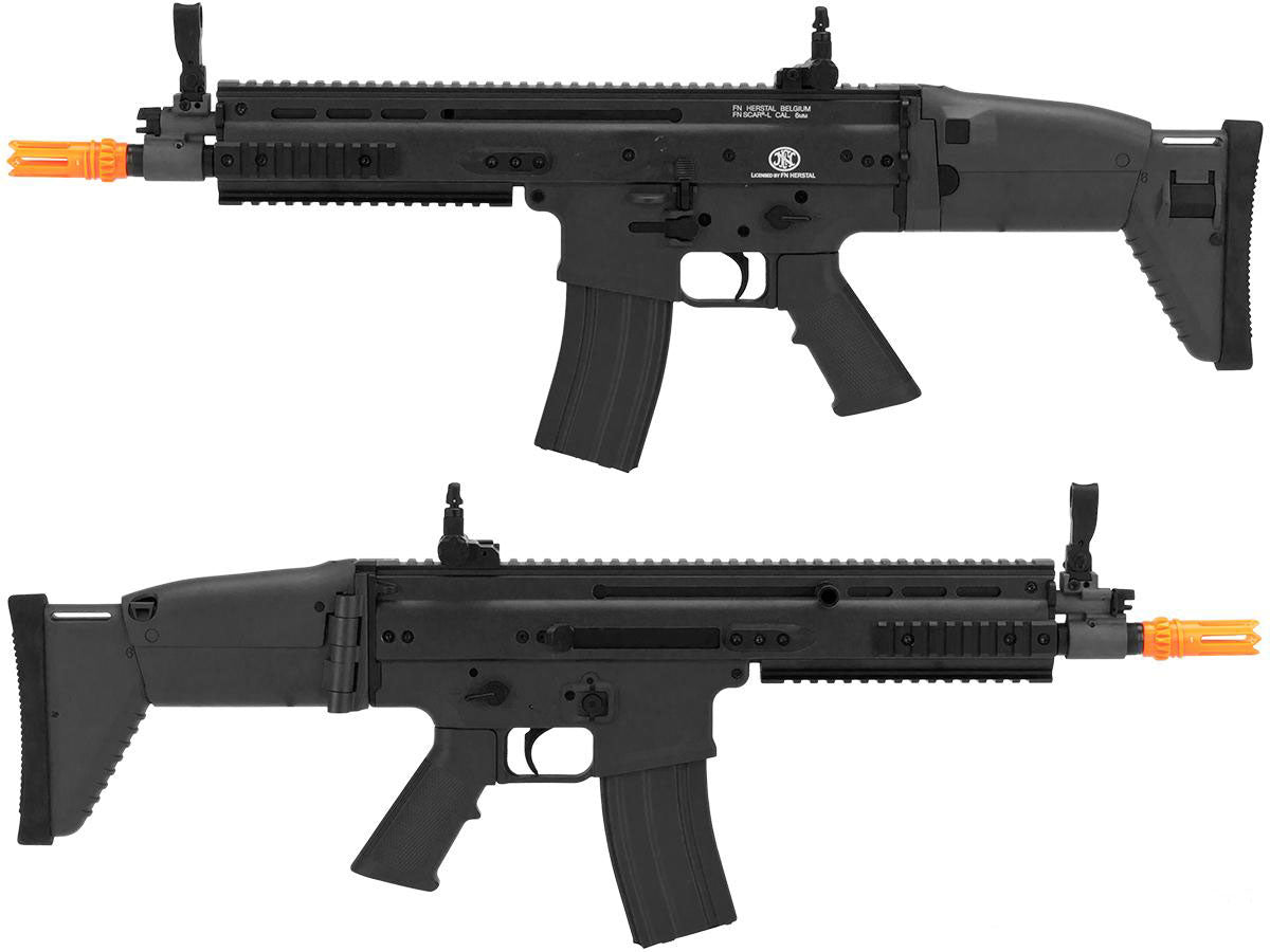 Cybergun FN Herstal Licensed SCAR-L Airsoft AEG Rifle - Black - Evike