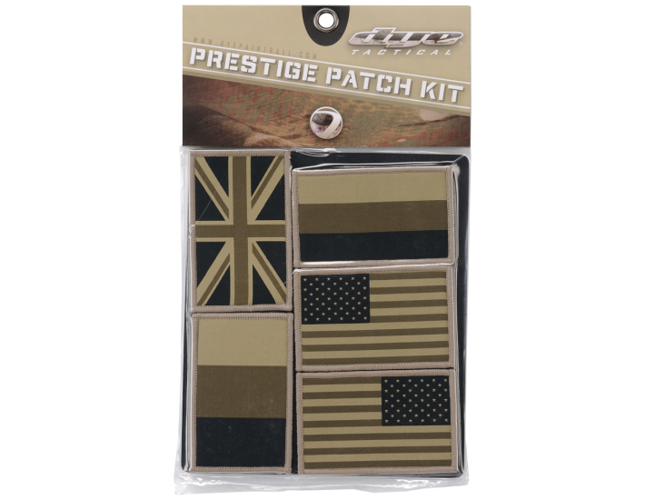 Dye Paintball Velcro Coalition Patch 5 Patches Pack Tan Army Green FREE SHIPPING - Dye