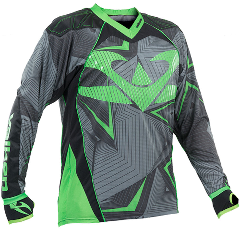 Valken Redemption Jersey - Neon Green/Grey - Small - Valken Paintball