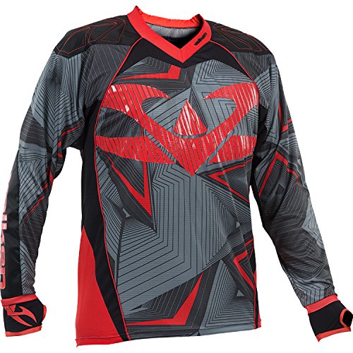 Valken Redemption Jersey - Red/Grey - Large - Valken Paintball