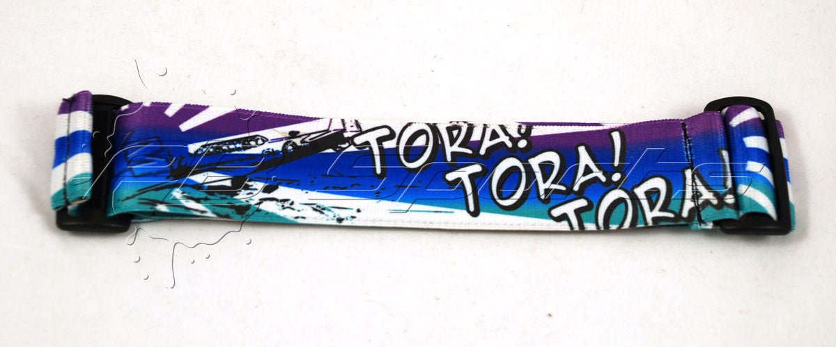 KM Strap - Tora - Cool Blue with black clips - KM