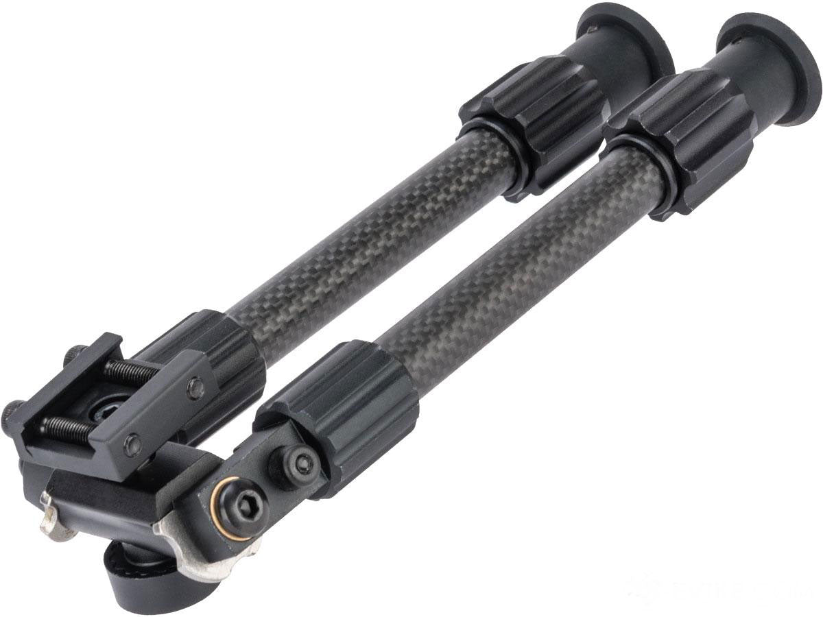 TruGlo Tac-Pod Pro Adjustable Carbon Fiber Bipod w/ Pivoting Picatinny Rail Mount - Evike