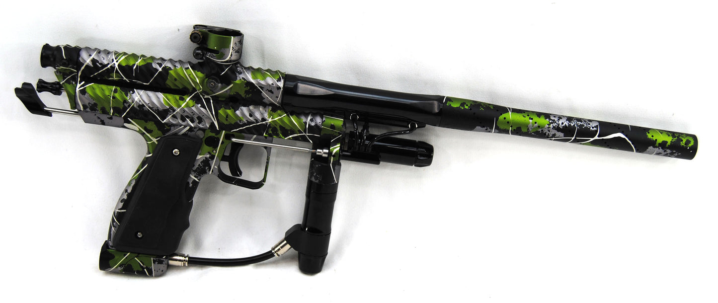 Inception Designs Retro Twister Autococker Greg Hastings Signature - Green/Silver Sponge