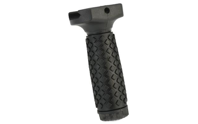 G&P Tactical Rubber Vertical Grip Diamond Pattern / Long / Black - NC Star