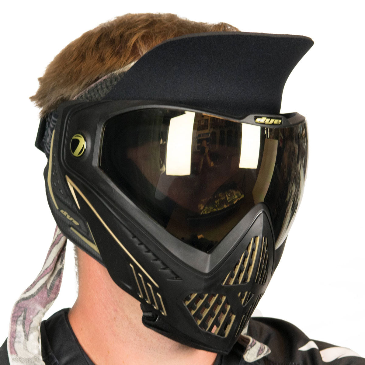 Social Paintball Vintage Duckbill Universal Paintball Visor - Black - Social Paintball