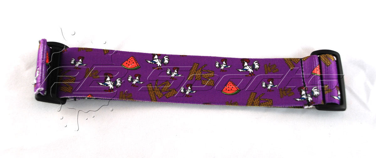 KM Strap - Chicken, Watermelon, & Waffles - Prototype - Purple - KM