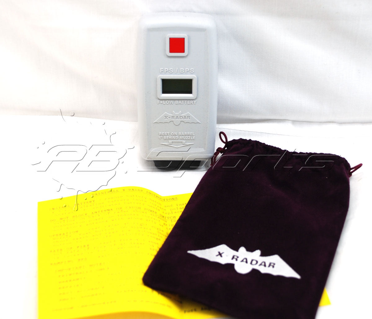 Custom Chronograph X-Radar Handheld Chronograph - Paintball - Custom Chronograph