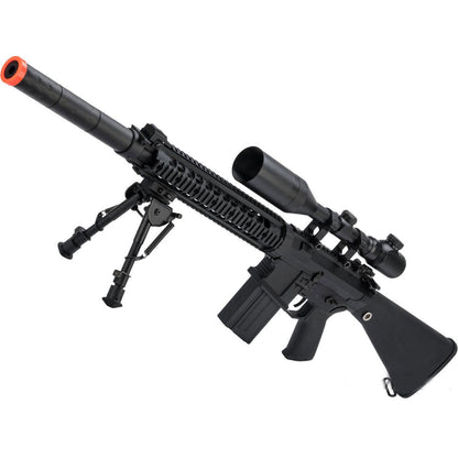 CYMA Platinum SR-25 QBS Airsoft AEG DMR - Black