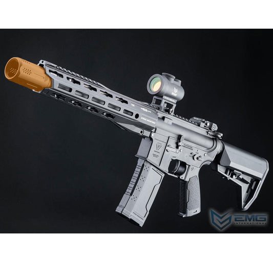 EMG Custom Built Strike Industries Licensed "Sentinel" AR-15 Airsoft AEG Rifle w/ GRIDLOK® LITE Handguard - Black - 11" Rail