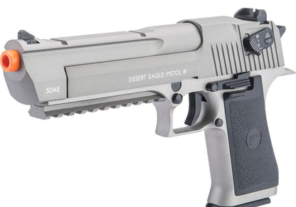 Magnum Research Licensed Select Fire Desert Eagle CO2 Gas Blowback Airsoft Pistol by KWC - Silver