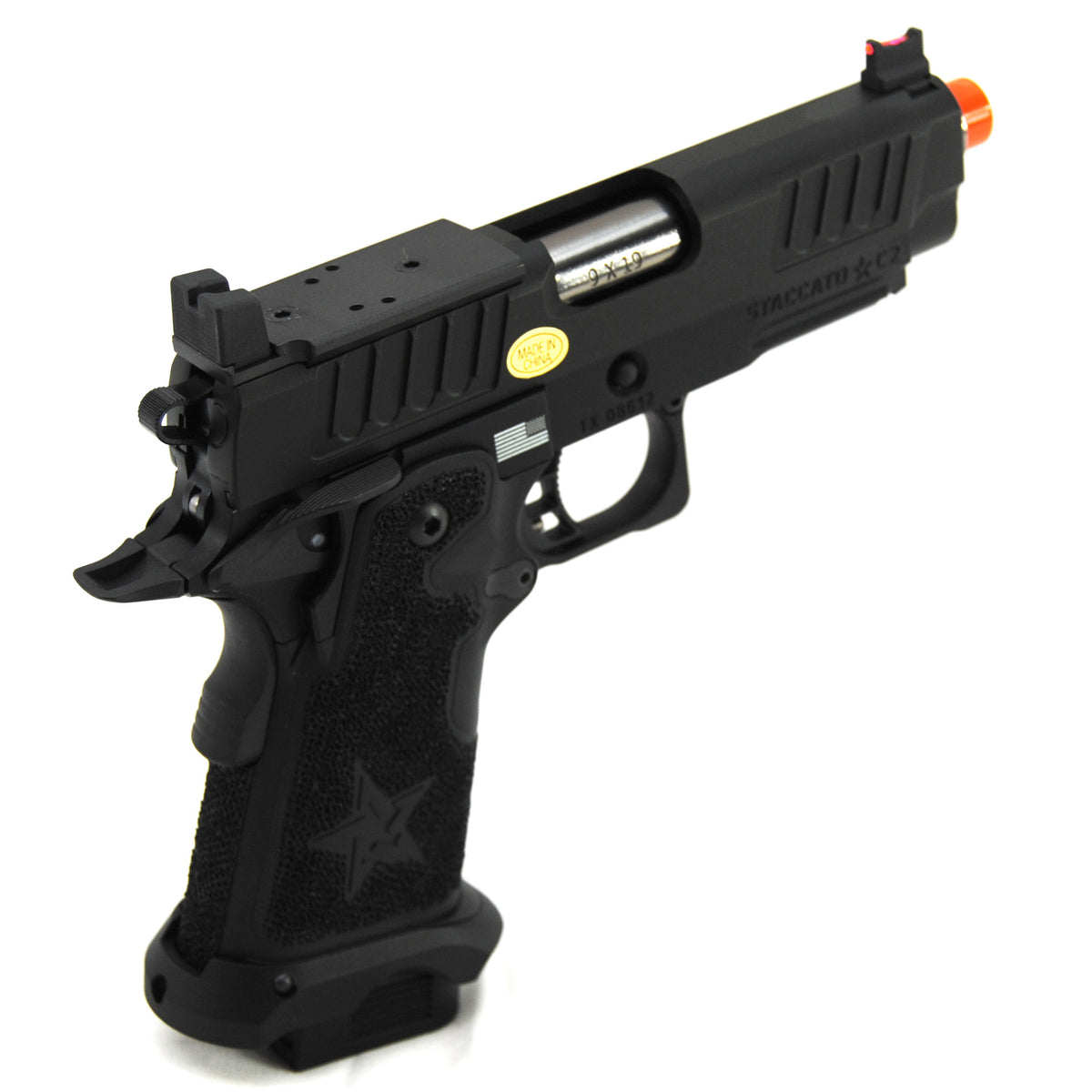 Compact 2011 Airsoft 6mmProShop Staccato Licensed C2 Compact 2011 Gas Blowback T8 Airsoft P ...