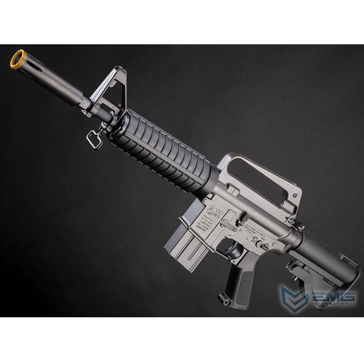 EMG Colt Licensed Retro Models XM177E1 Commando Airsoft AEG Rifle w/ GATE Aster Programmable MOSFET