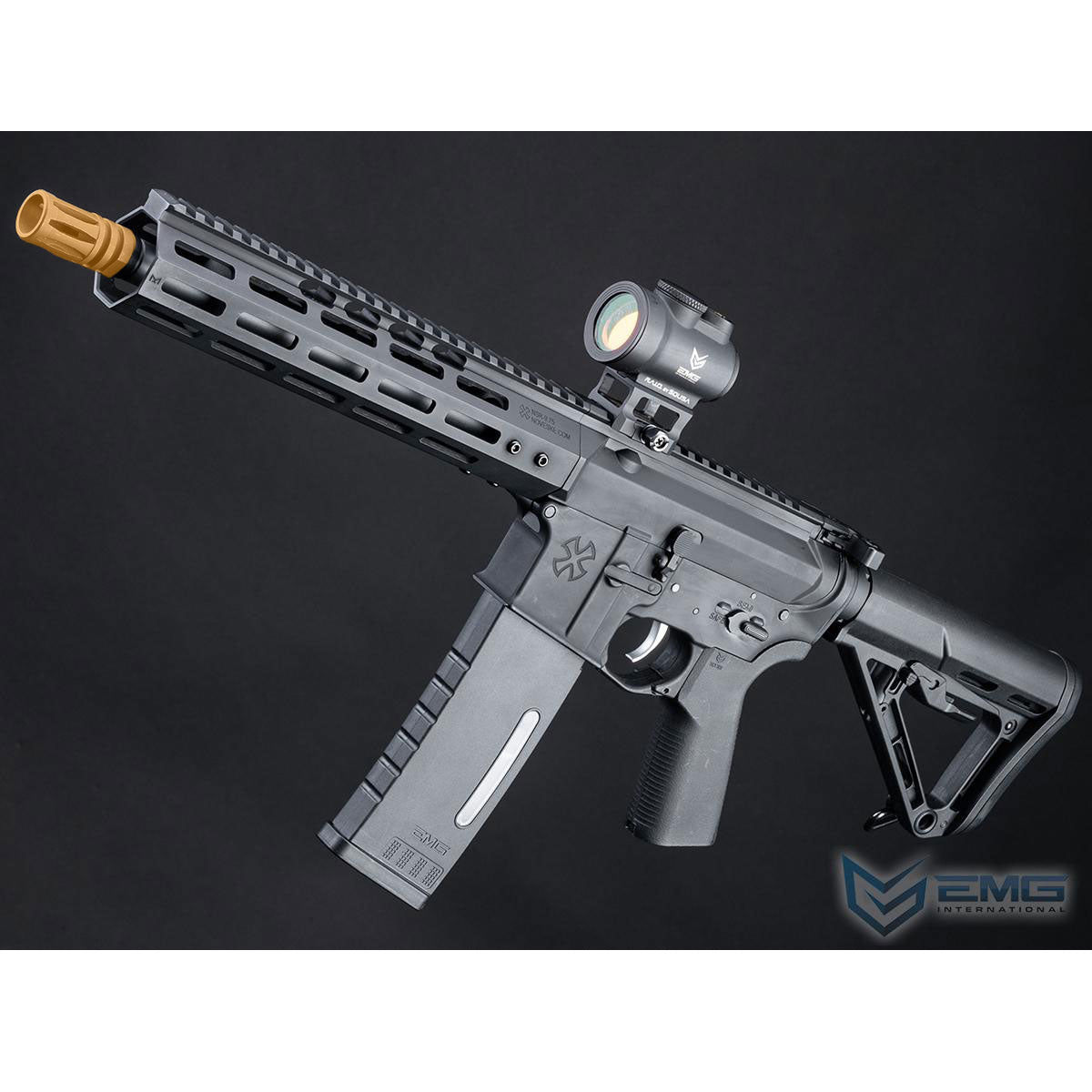 EMG Noveske Licensed Chainsaw M4 Airsoft AEG Rifle w/ EDGE II Gearbox & NSR Gen. 4 RIS - Black - 9.75" RIS