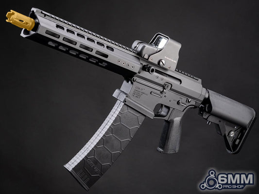 6mmProShop Taran Tactical Innovations x Genesis Arms Licensed "Dracarys" Gen 12 Airsoft AEG Rifle - Black w/MOSFET