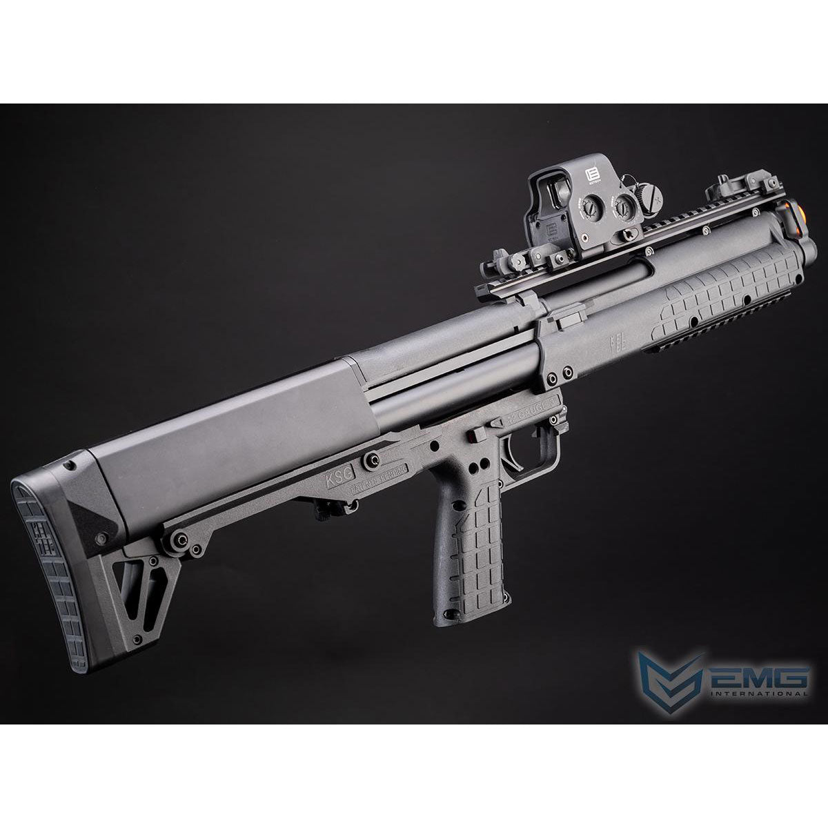 EMG x KelTec Licensed KSG Gas Power Multi-Shot Airsoft Shotgun - Black
