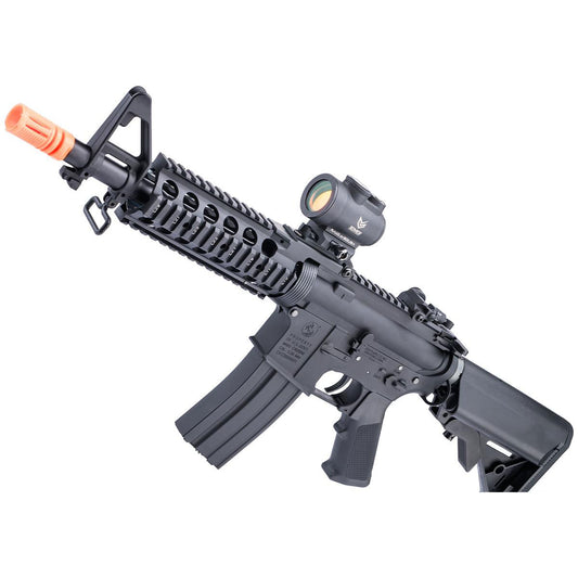 Cybergun Colt Licensed M4 AEG Airsoft Rifle w/ E-Shooter MOSFET by E&C - M4A1 CQB - Black