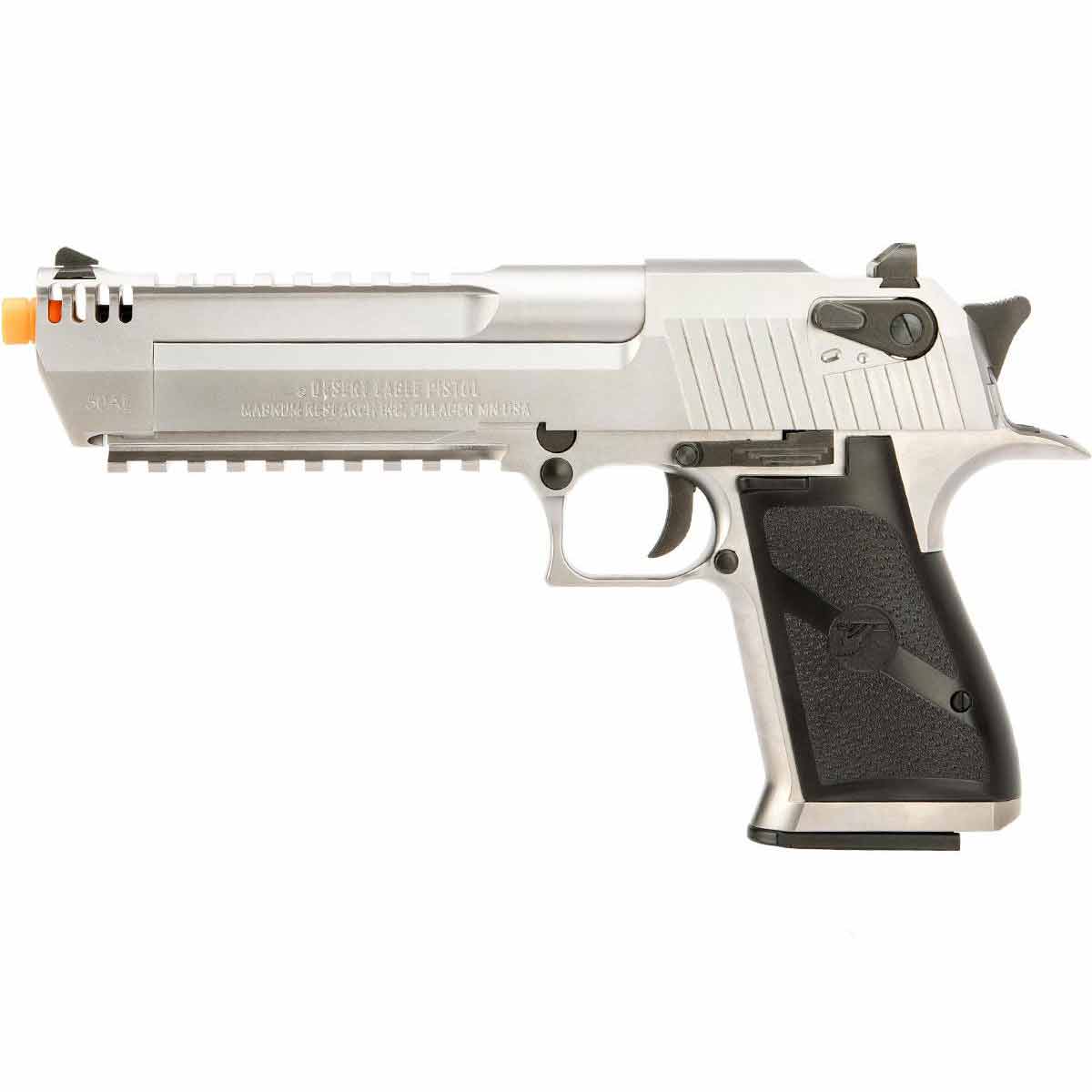 Cybergun Desert Eagle Licensed L6 .50AE Full Metal Gas Blowback Airsoft Pistol - Silver