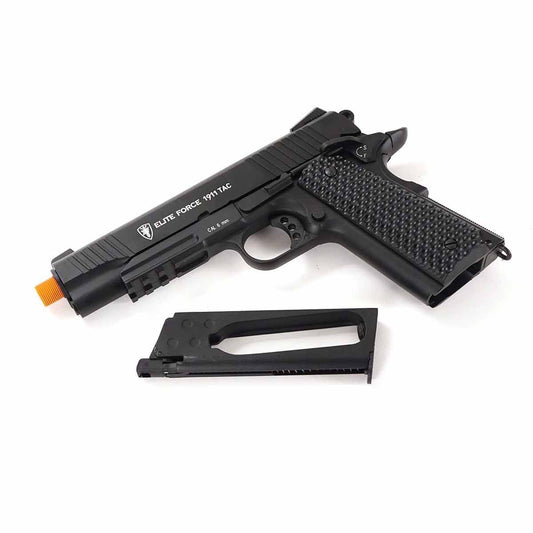 Elite Force 1911 Tac  Gen 3 12 Gram CO2 Semi Auto Metal Blowback Airsoft Pistol Black
