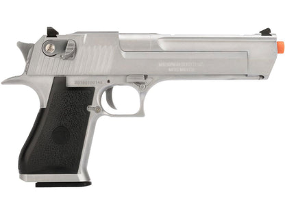 WE-Tech Desert Eagle Full Metal CO2 Gas Blowback Airsoft Pistol - Silver