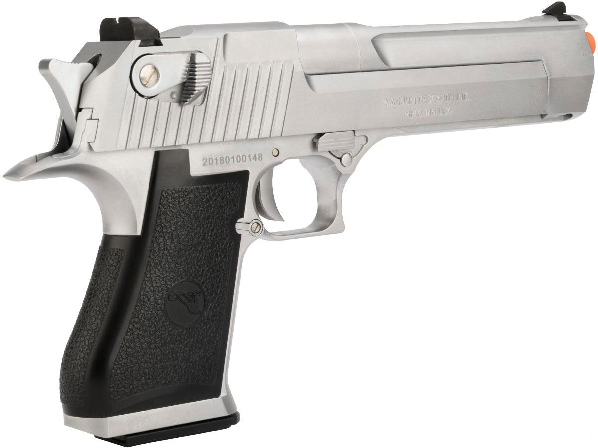 WE-Tech Desert Eagle Full Metal CO2 Gas Blowback Airsoft Pistol - Silver