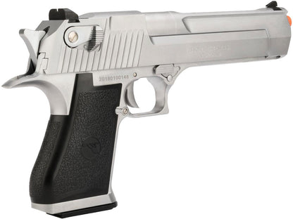 WE-Tech Desert Eagle Full Metal CO2 Gas Blowback Airsoft Pistol - Silver