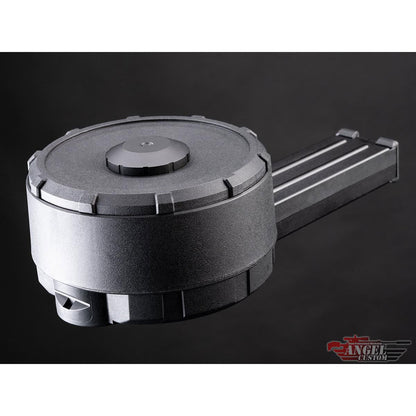 Angel Custom 3000 Round "ZAKU" Electric Auto-Winding Drum Magazine for P90 Airsoft AEGs