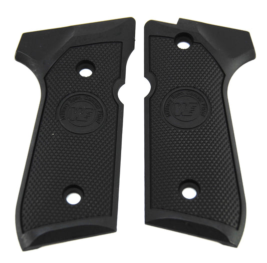 Rubberized M9 Government Style Grip for KJW MARUI WE M9 Series Airsoft GBB Gas Blowback