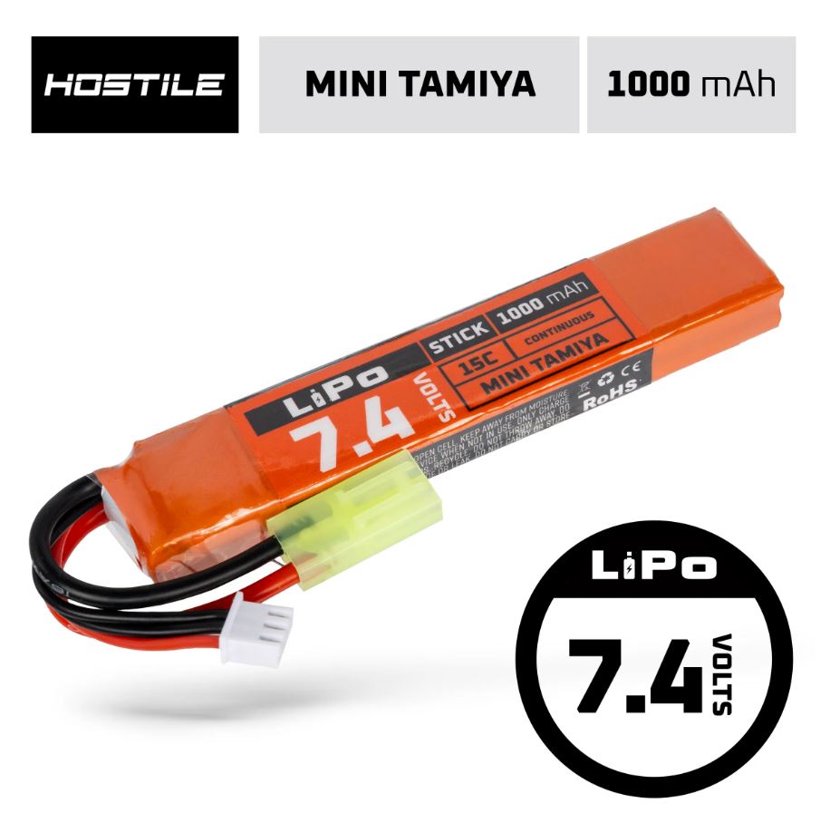 HK Army Hostile Energy Lipo Battery w/ Mini Tamiya Connector