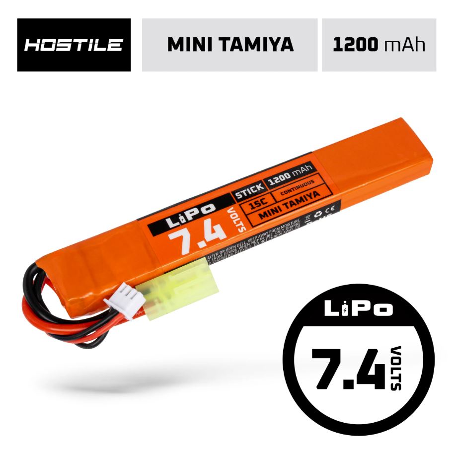 HK Army Hostile Energy Lipo Battery w/ Mini Tamiya Connector
