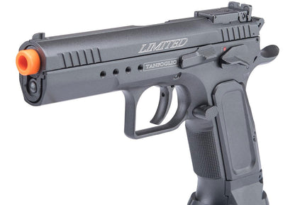 Cybergun Tanfoglio Licensed Limited Edition Custom Airsoft GBB Pistol by KWC - Black